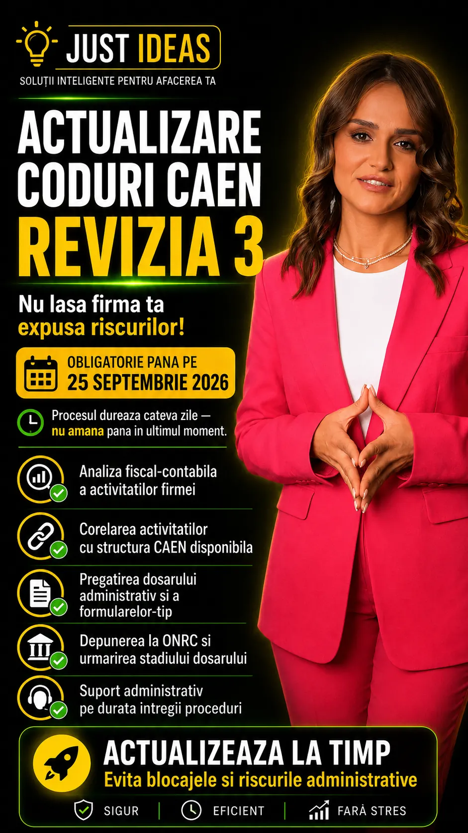 Actualizare Coduri CAEN Revizia 3 — Just Ideas