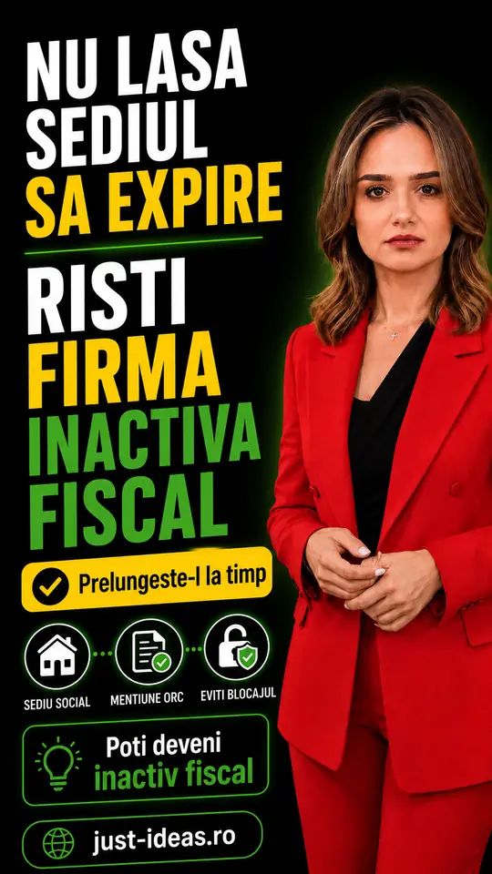 Cât de repede trebuie să prelungești sediul social - Just Ideas